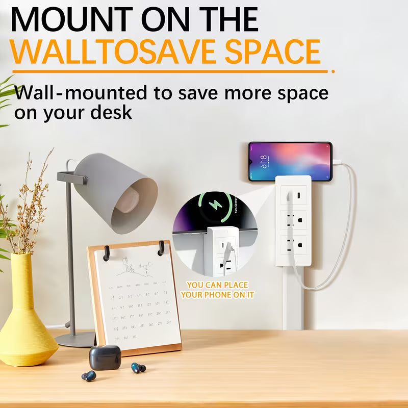 Smart Outlet Extender With USB Charging