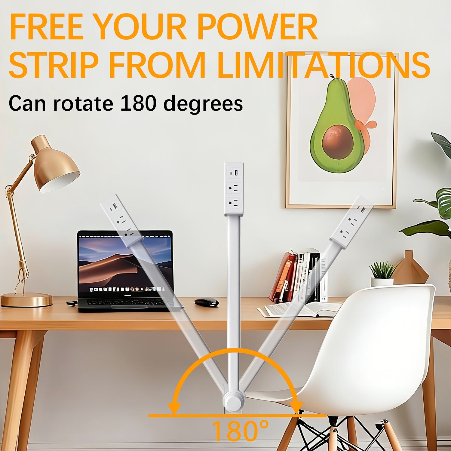 Smart Outlet Extender With USB Charging
