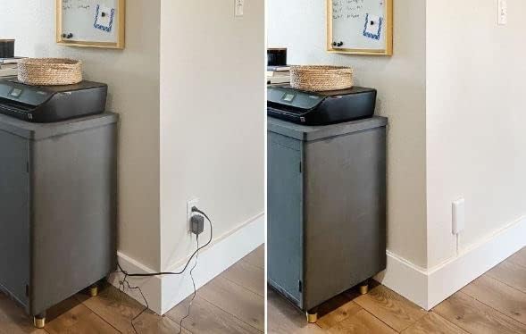 Sleek Socket: Ultra-Thin Flat Plug Outlet Extender