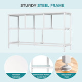 Wide 5-Drawer Fabric Dresser with Wood Top