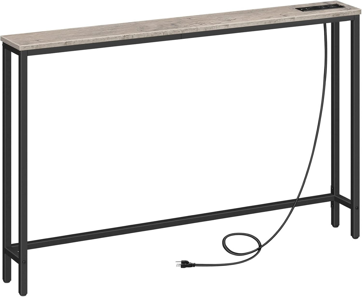 Ultra-Slim Power Console Table