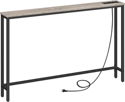 Ultra-Slim Power Console Table
