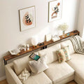 Slim Behind Sofa Table With Built-In Outlets