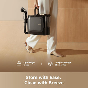 DREAME N20 Portable Steam Carpet & Upholstery Cleaner — Self-Cleaning, 17Kpa Suctio