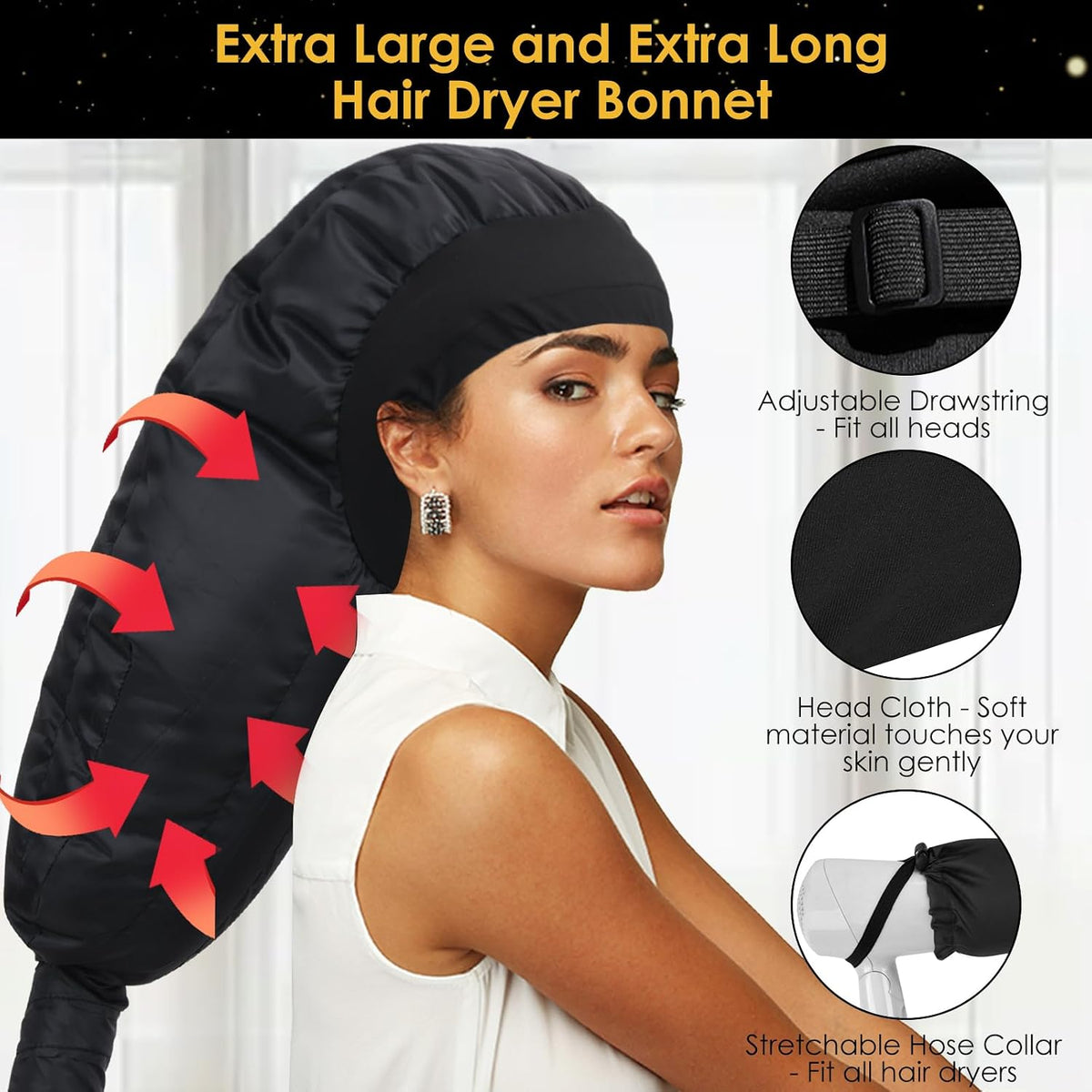 TEPENAR™ Extra-Large Hood Dryer Bonnet