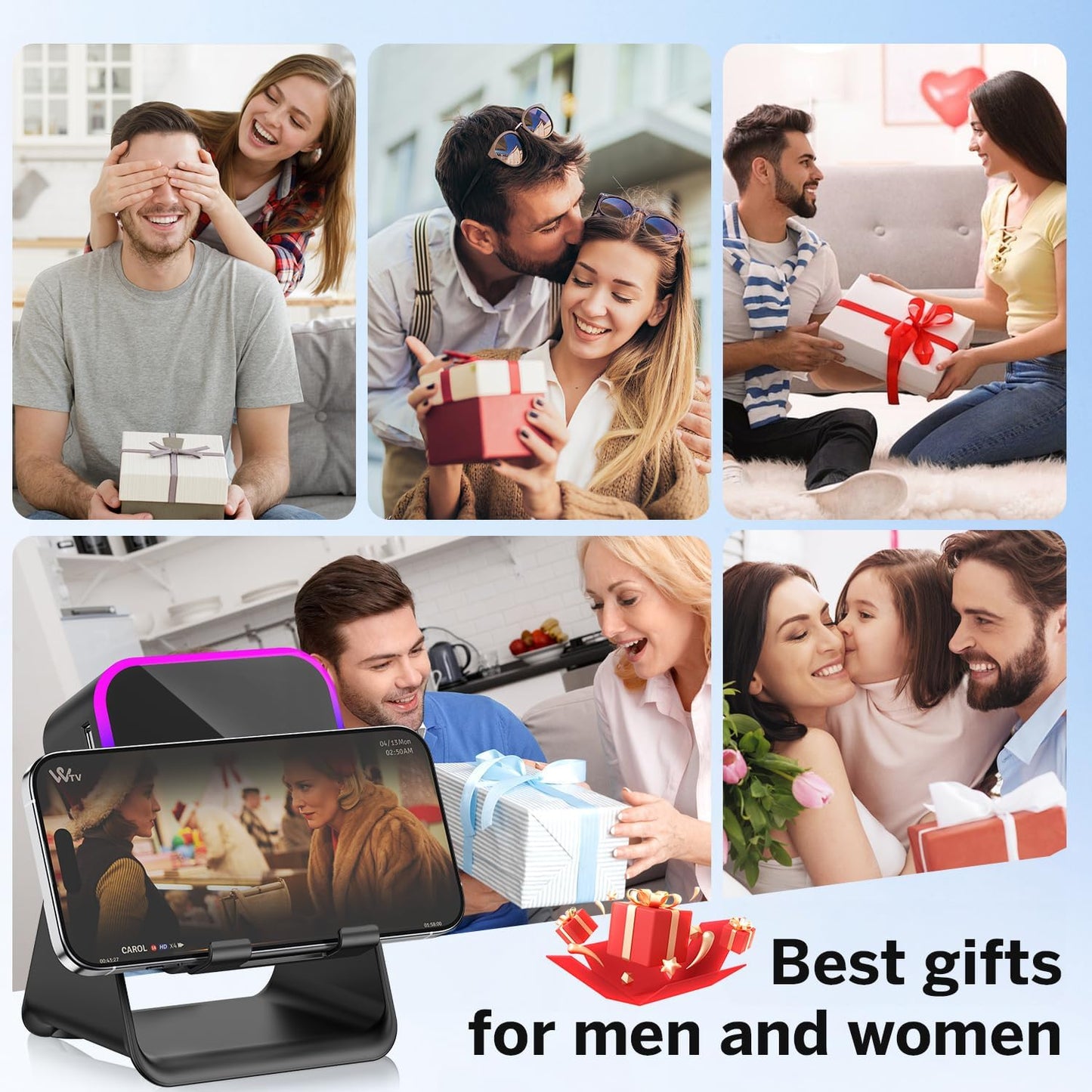 5-in-1 Wireless Charging Bluetooth Speaker