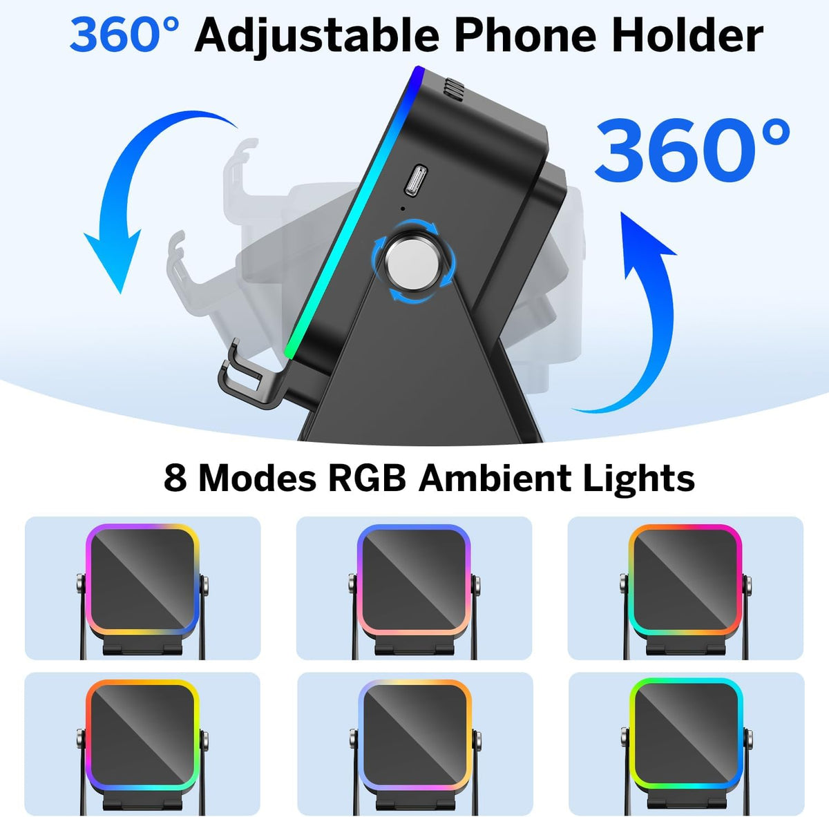 5-in-1 Wireless Charging Bluetooth Speaker