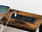 Slim Behind-Sofa Table With Built-In Outlets