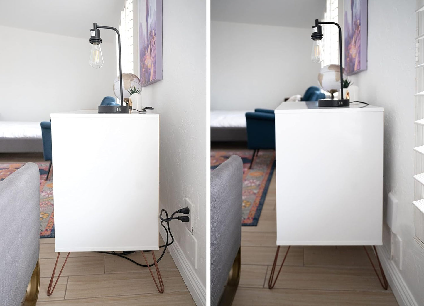 Sleek Socket: Ultra-Thin Flat Plug Outlet Extender