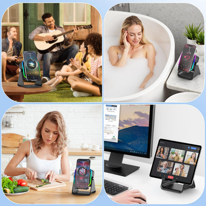 5-in-1 Wireless Charging Bluetooth Speaker