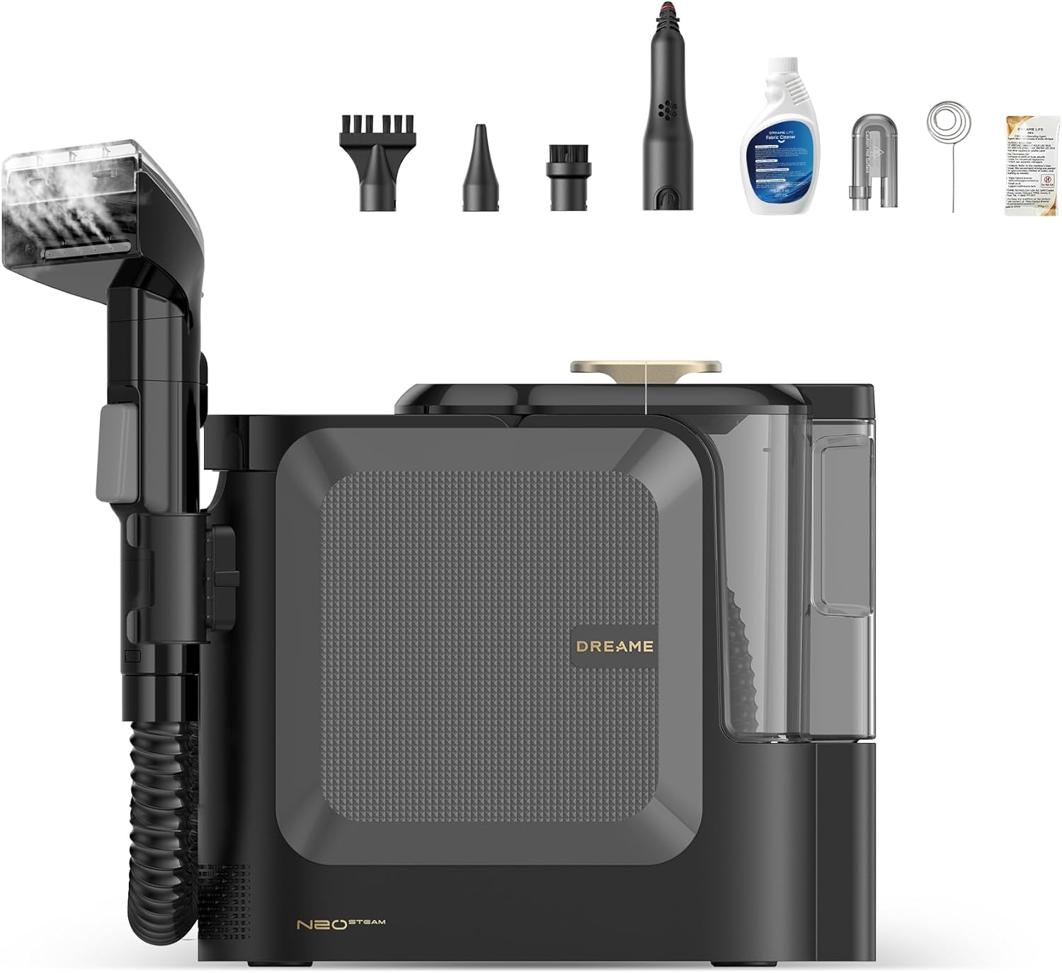 DREAME N20 Portable Steam Carpet & Upholstery Cleaner — Self-Cleaning, 17Kpa Suctio