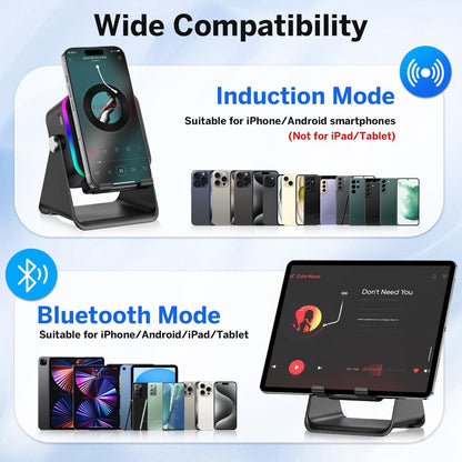 5-in-1 Wireless Charging Bluetooth Speaker