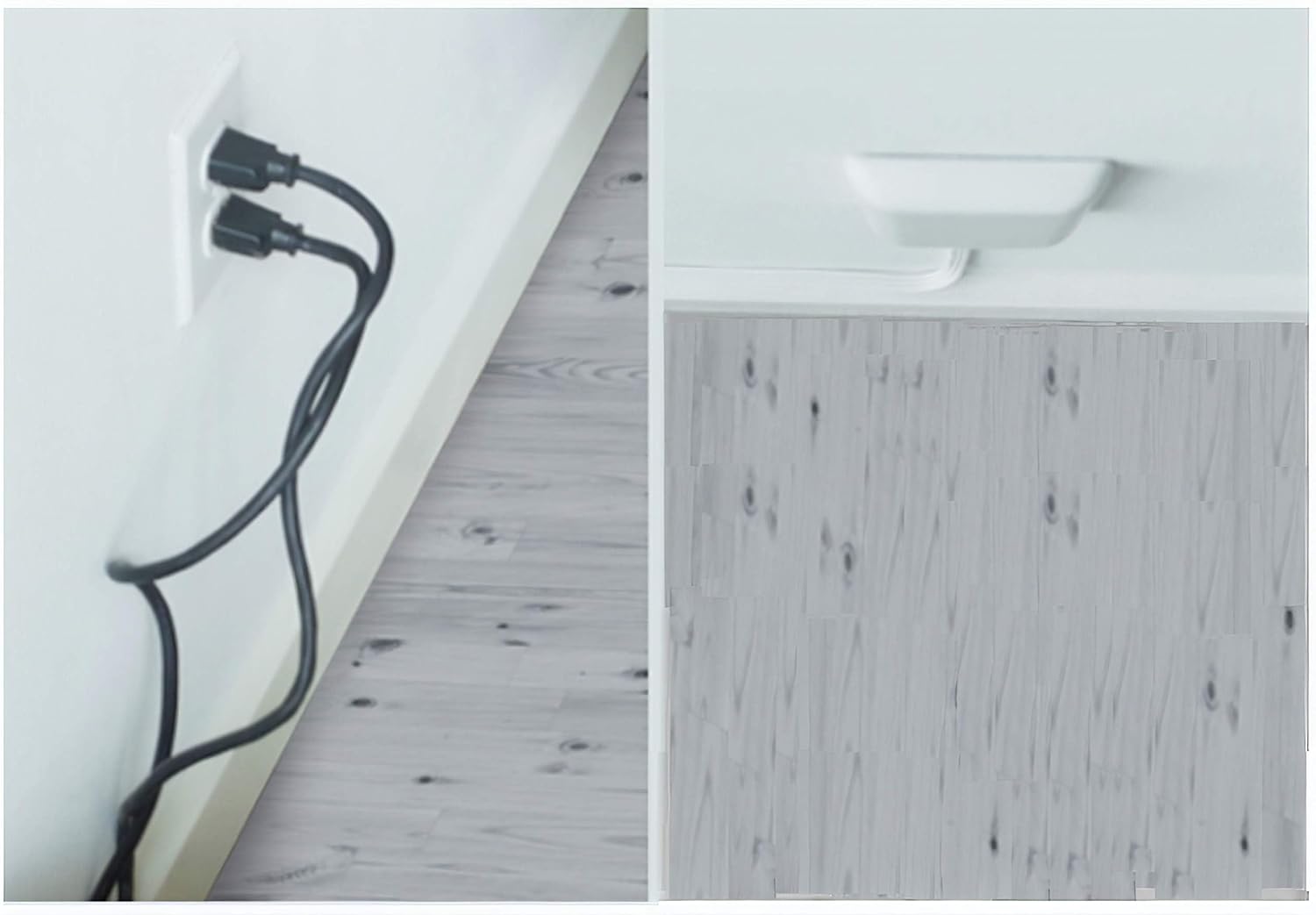Sleek Socket: Ultra-Thin Flat Plug Outlet Extender