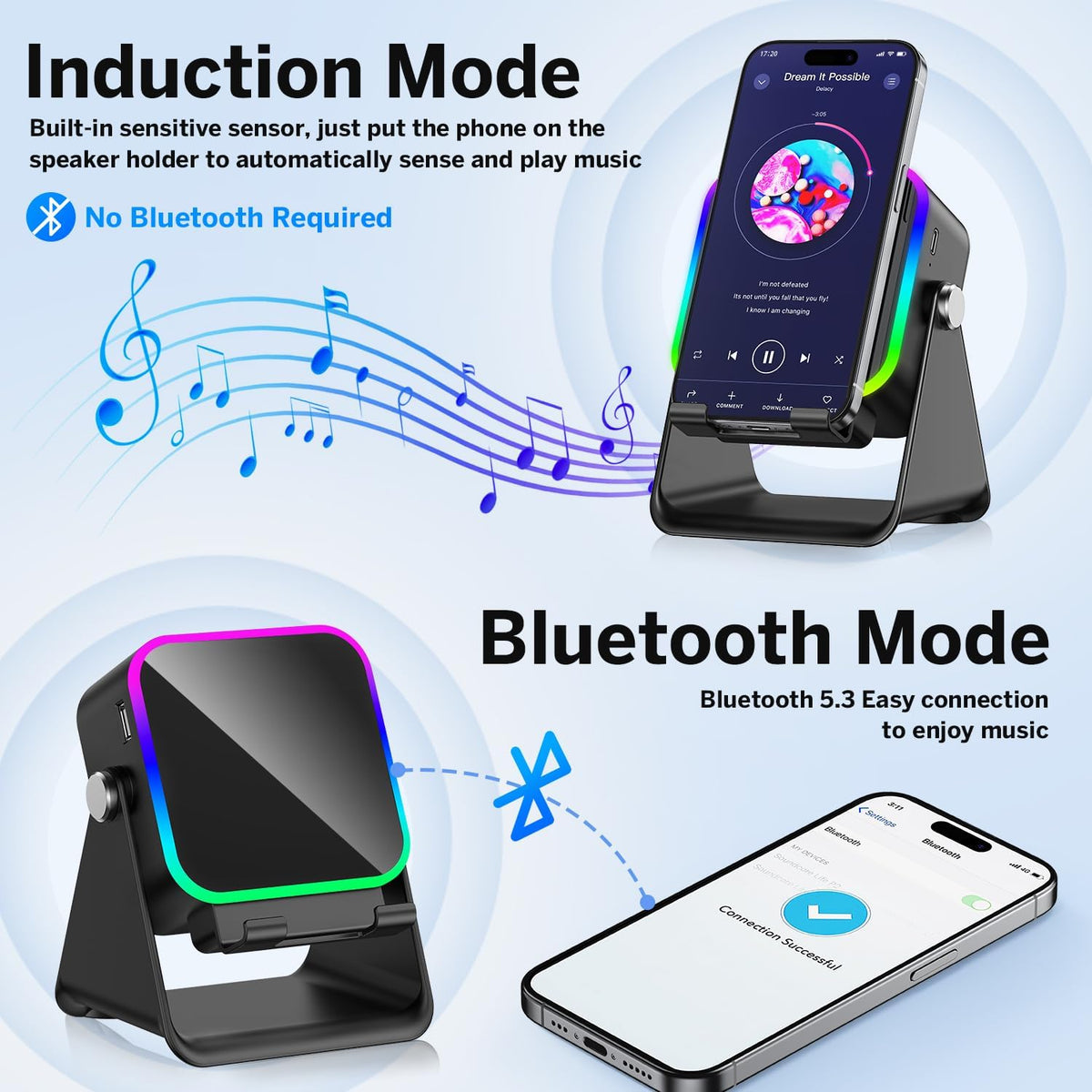 5-in-1 Wireless Charging Bluetooth Speaker