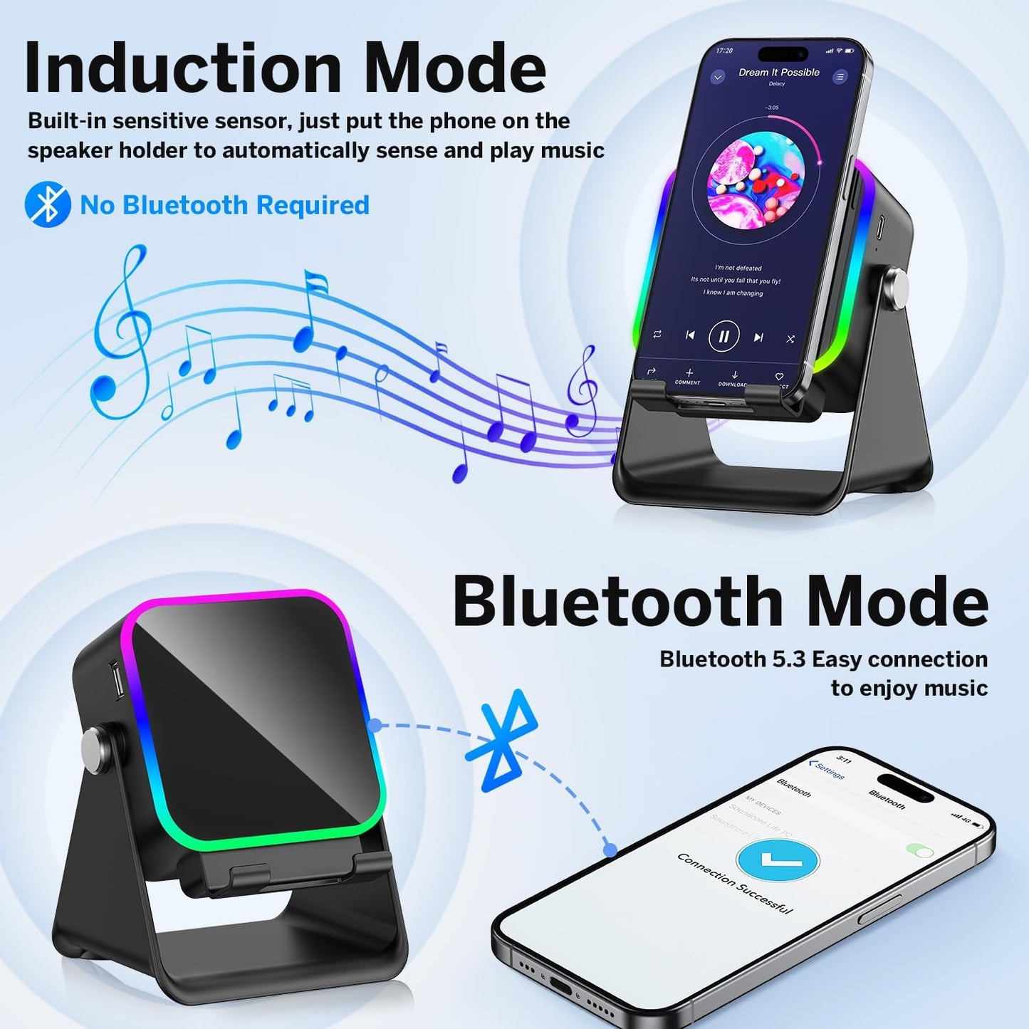 5-in-1 Wireless Charging Bluetooth Speaker