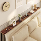 Slim Behind-Sofa Table With Built-In Outlets