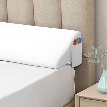 Memory Foam Bed Gap Pillow with Side Storage Pocket