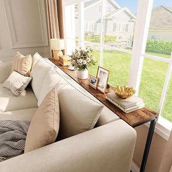 That gap behind your sofa isn't doing anything for you.