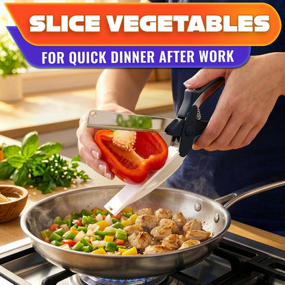 2-in-1 Kitchen Scissors & Cutting Board