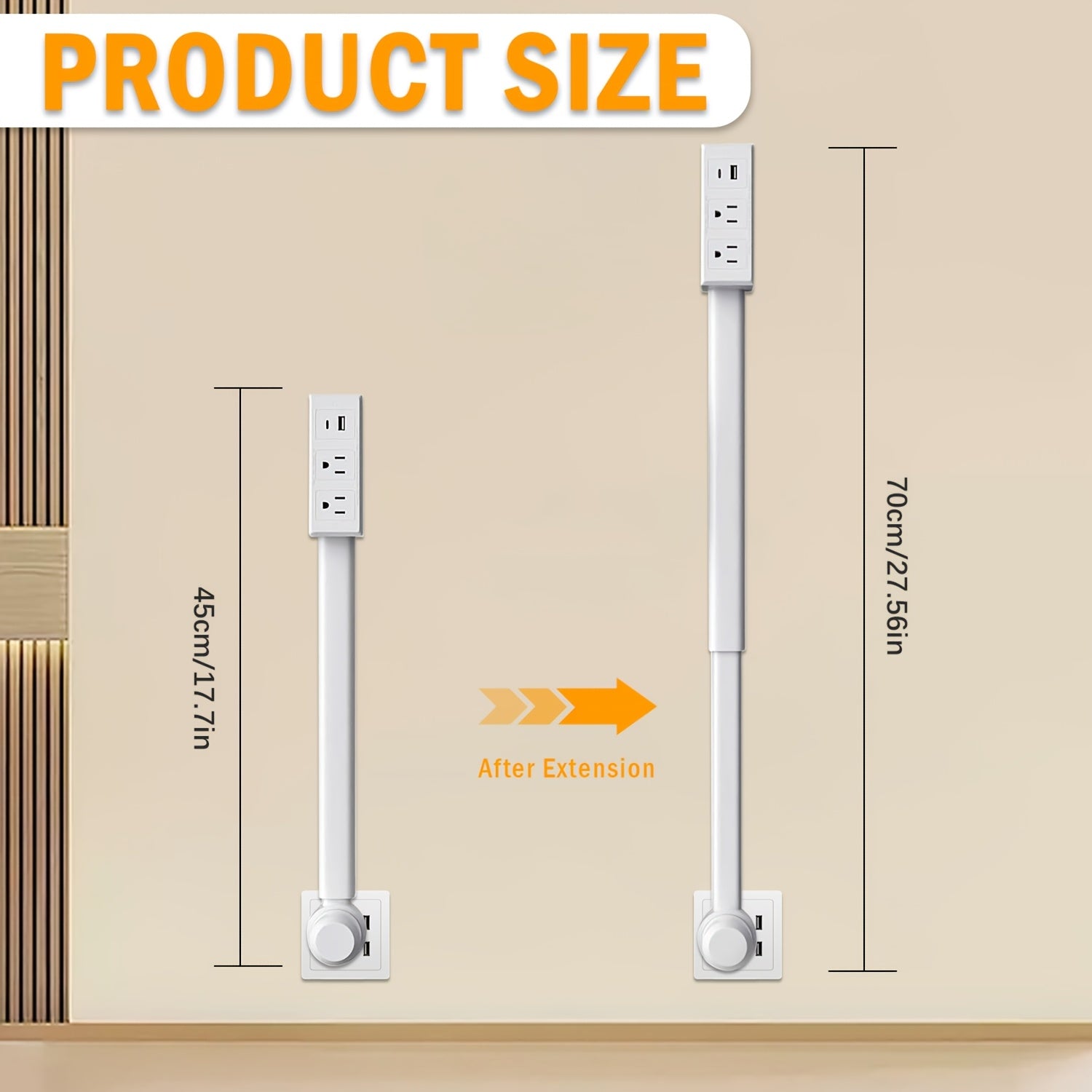 Smart Outlet Extender With USB Charging