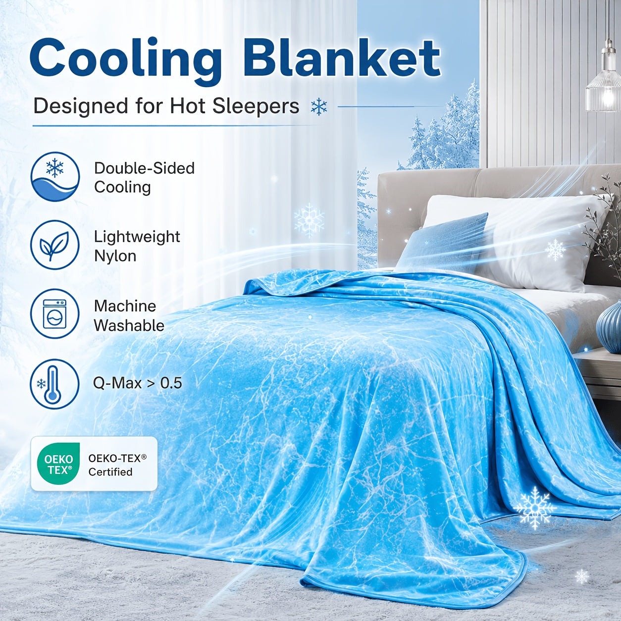 Cooling Comfort Blanket For Hot Sleepers