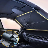 Quick-Deploy Folding Windshield Sun Umbrella