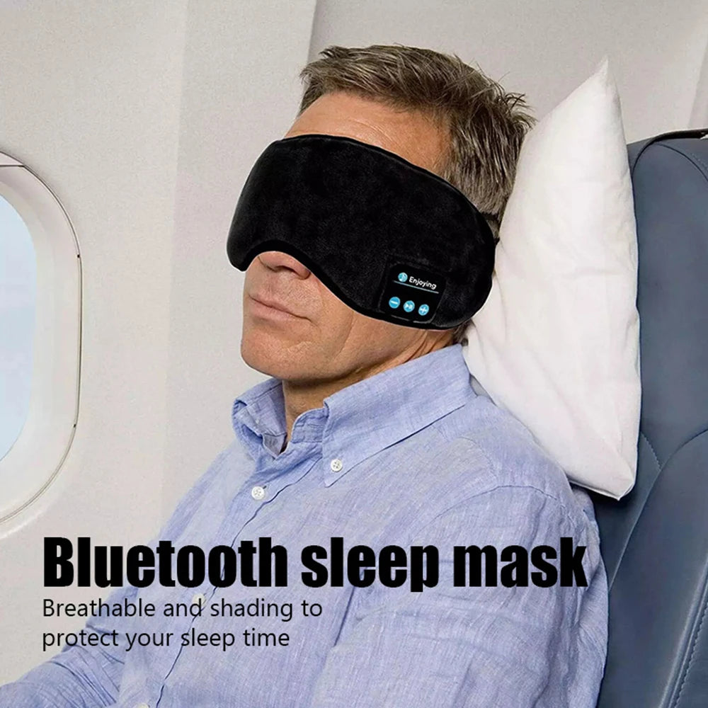 Bluetooth Earphones – Sleep Headband With Built-In Eye Mask