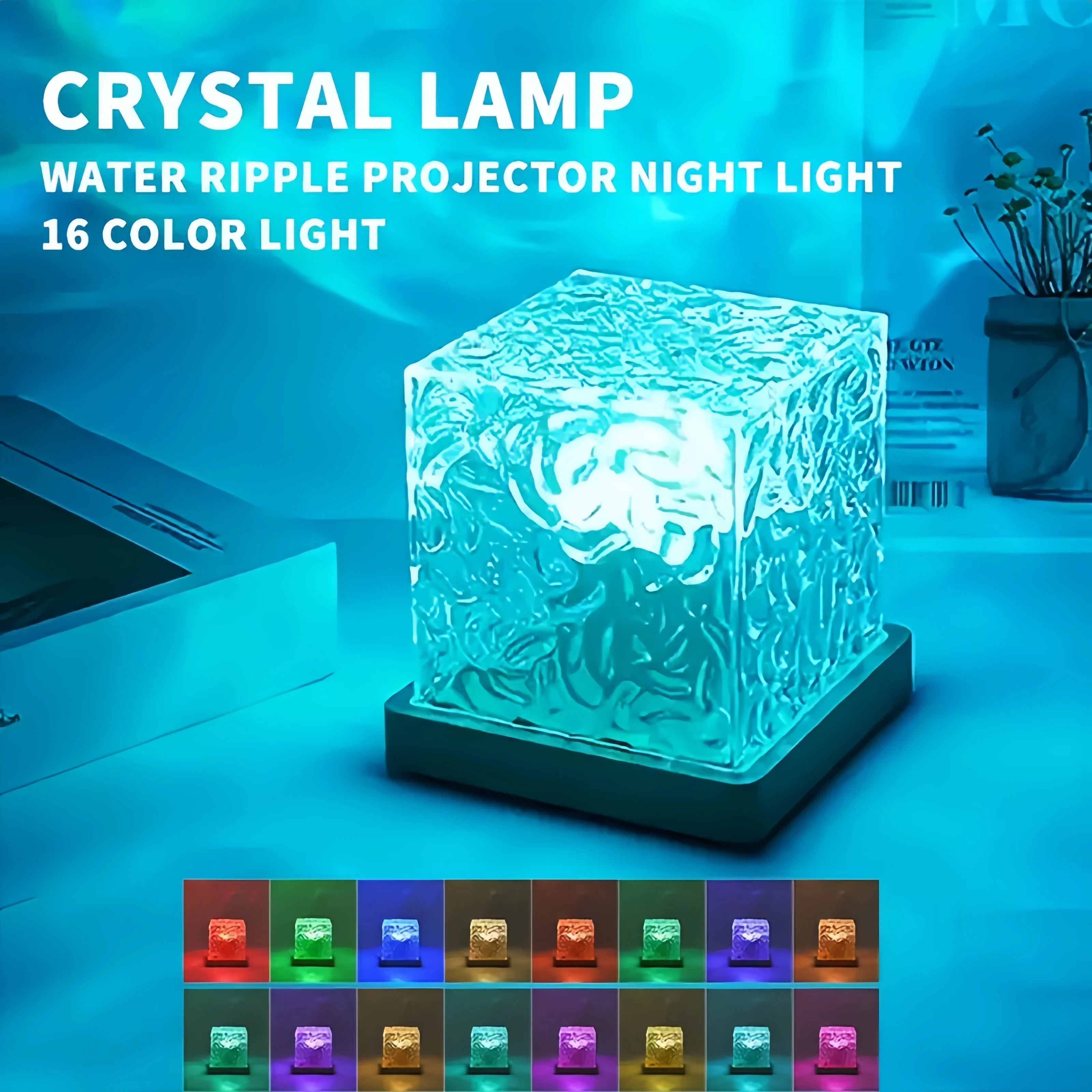 UOSU Ocean Wave Aurora Projector Night Light USB Powered