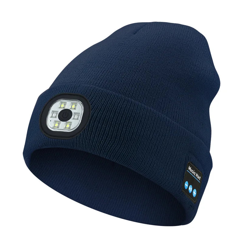 3-in-1 Bluetooth Beanie – Wireless Headphones With Integrated LED Illumination