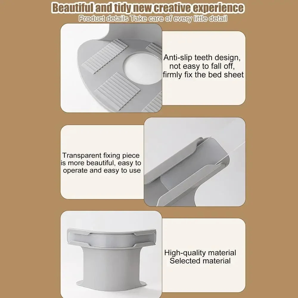 Bed Sheet Corner Tightener Clips – Durable Plastic Construction For Strong Grip