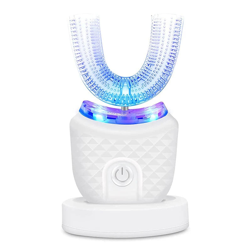 e U Shape Electric Toothbrush - 360 Degree Thorough Oral Cleaning Experience