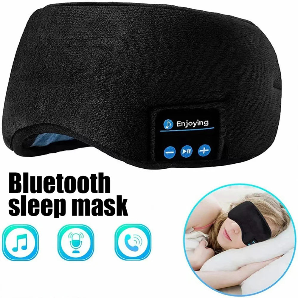 Bluetooth Earphones – Sleep Headband With Built-In Eye Mask
