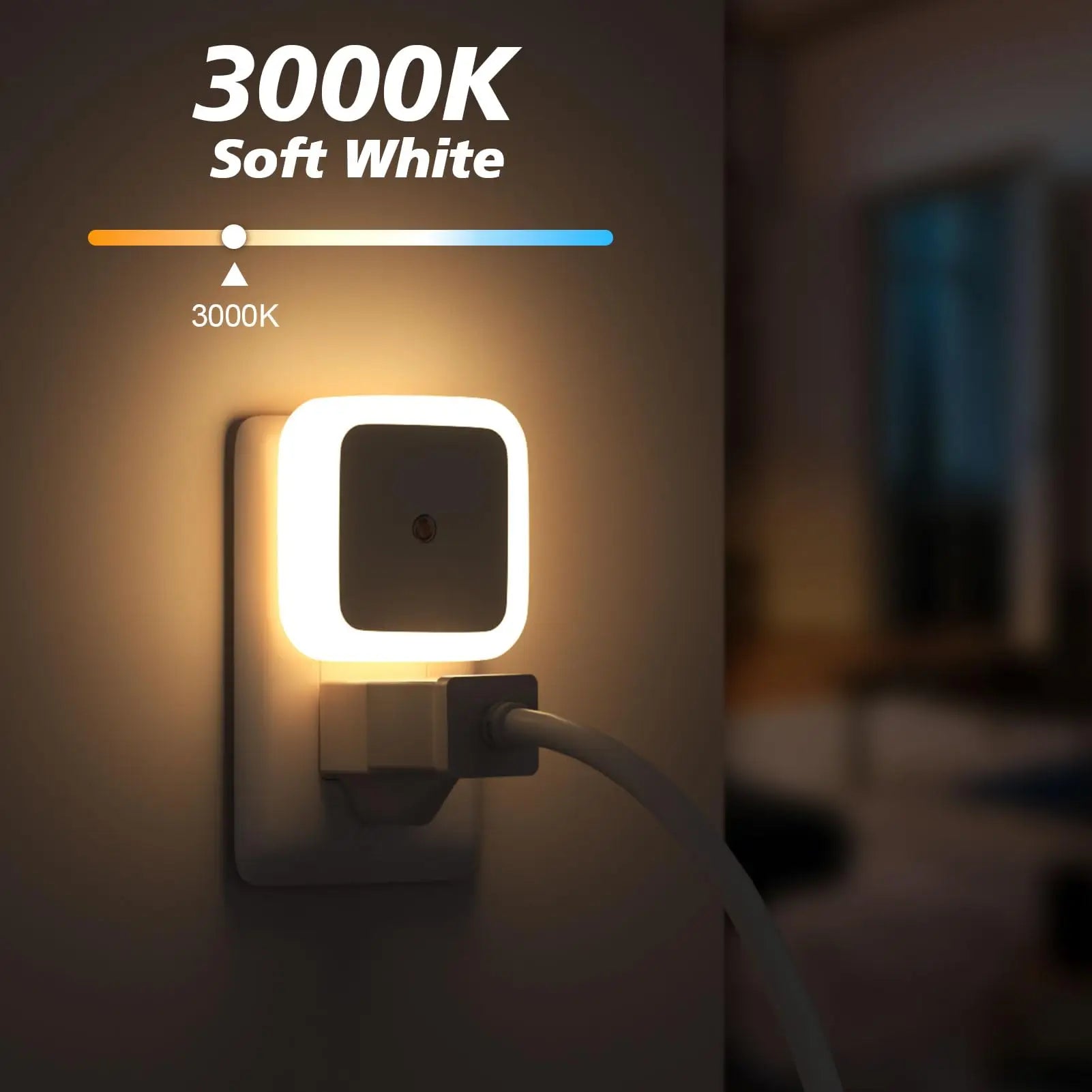 LED Atmosphere Lamp - Auto Dusk-To-Dawn Night Light