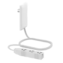 Sleek Socket: Ultra-Thin Flat Plug Outlet Extender