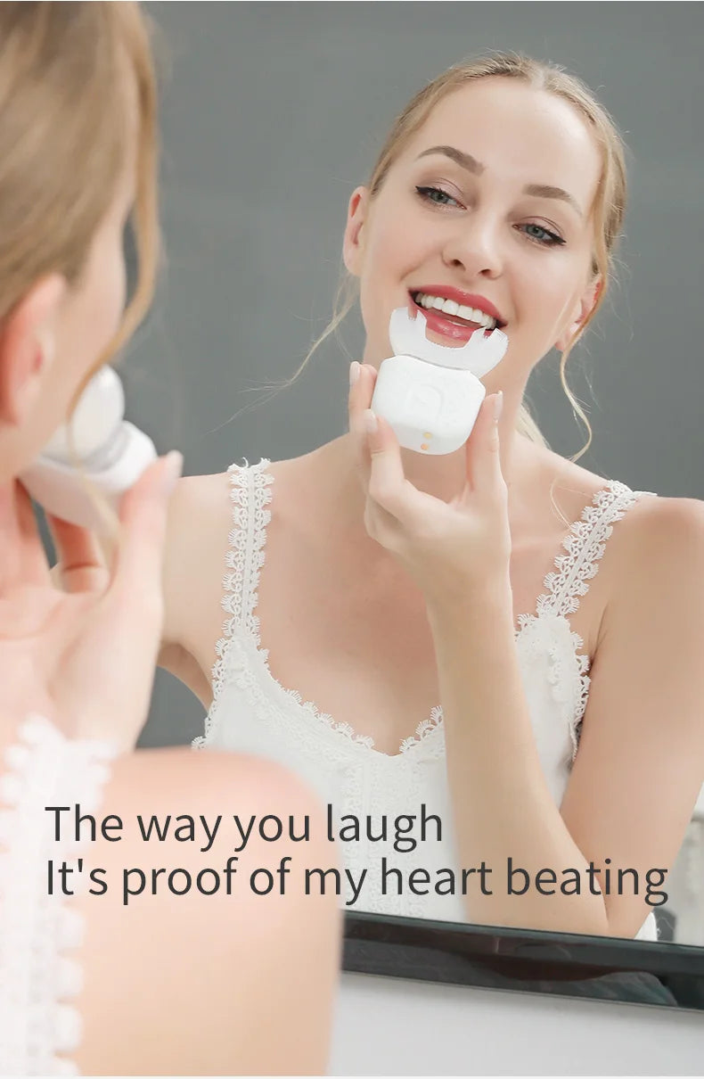 e U Shape Electric Toothbrush - 360 Degree Thorough Oral Cleaning Experience