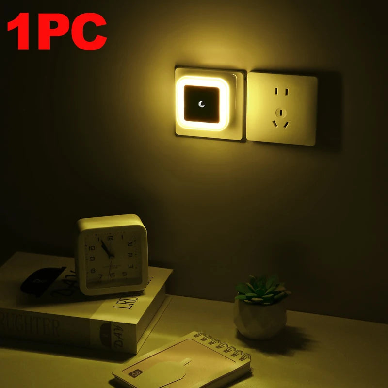 LED Atmosphere Lamp - Auto Dusk-To-Dawn Night Light