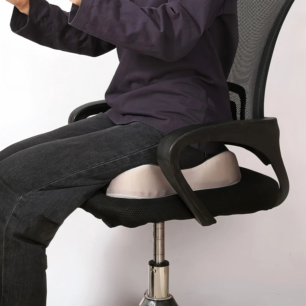 Memory Foam Seat Cushion – Tailbone Sciatica Relief