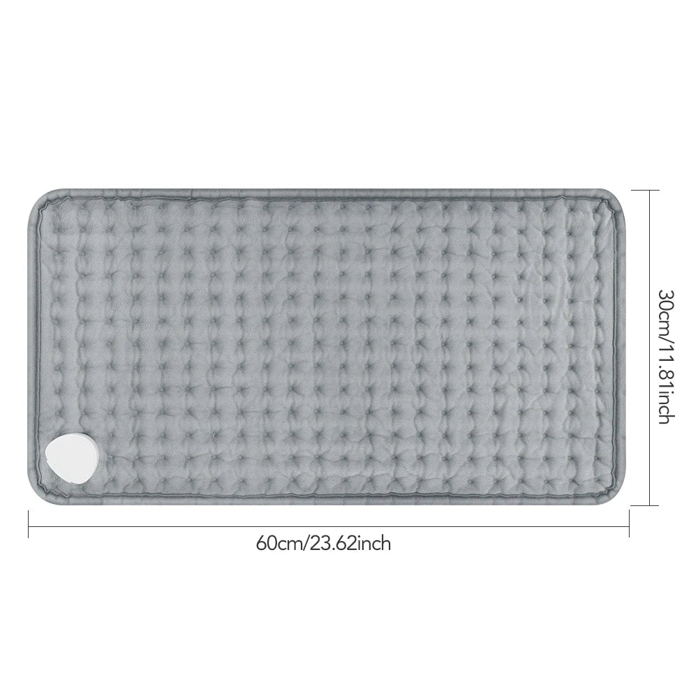 Electric Heating Pad - 9-Level Temperature With 4-Mode Timer, Body Warming Mat