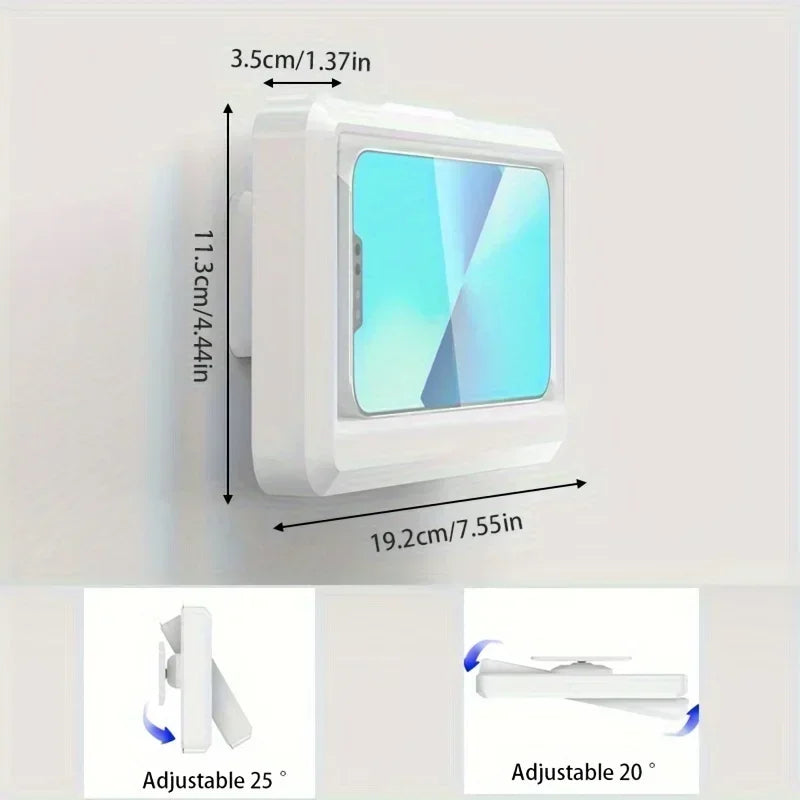 Shower Phone Case - 360 Degree Rotating Waterproof Touchscreen For Bathroom