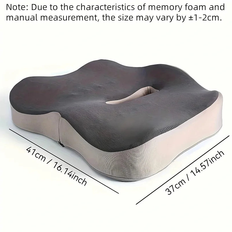 Memory Foam Seat Cushion – Tailbone Sciatica Relief