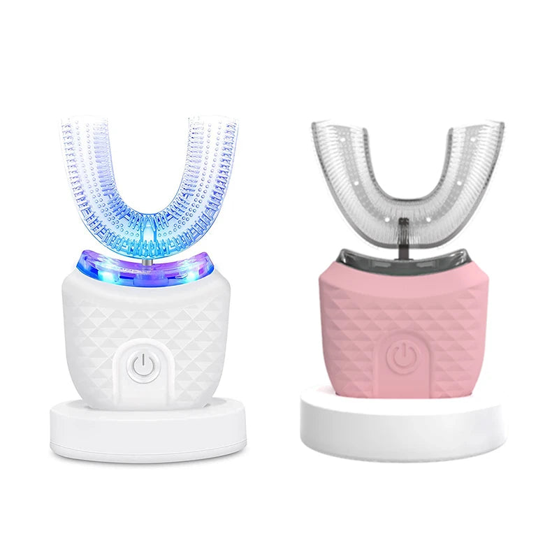 e U Shape Electric Toothbrush - 360 Degree Thorough Oral Cleaning Experience