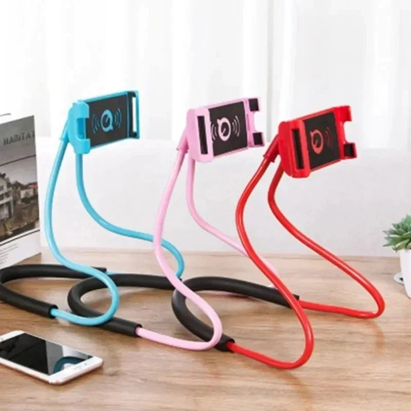 Lazy Neck Phone Holder - Flexible Adjustable Stand For Phones And Tablets