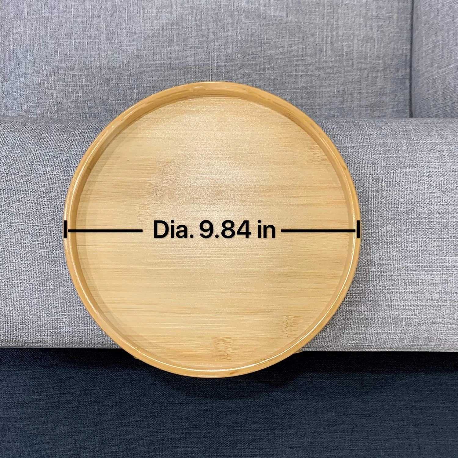 Bamboo Clip-On Sofa Tray Table