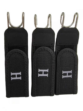 4Pcs No Buckle Elastic Tool Belt, Hands-Free Metal Hook Adjustable Waist Belt for Jeans Men Women Handyman Carpenter Outdoor