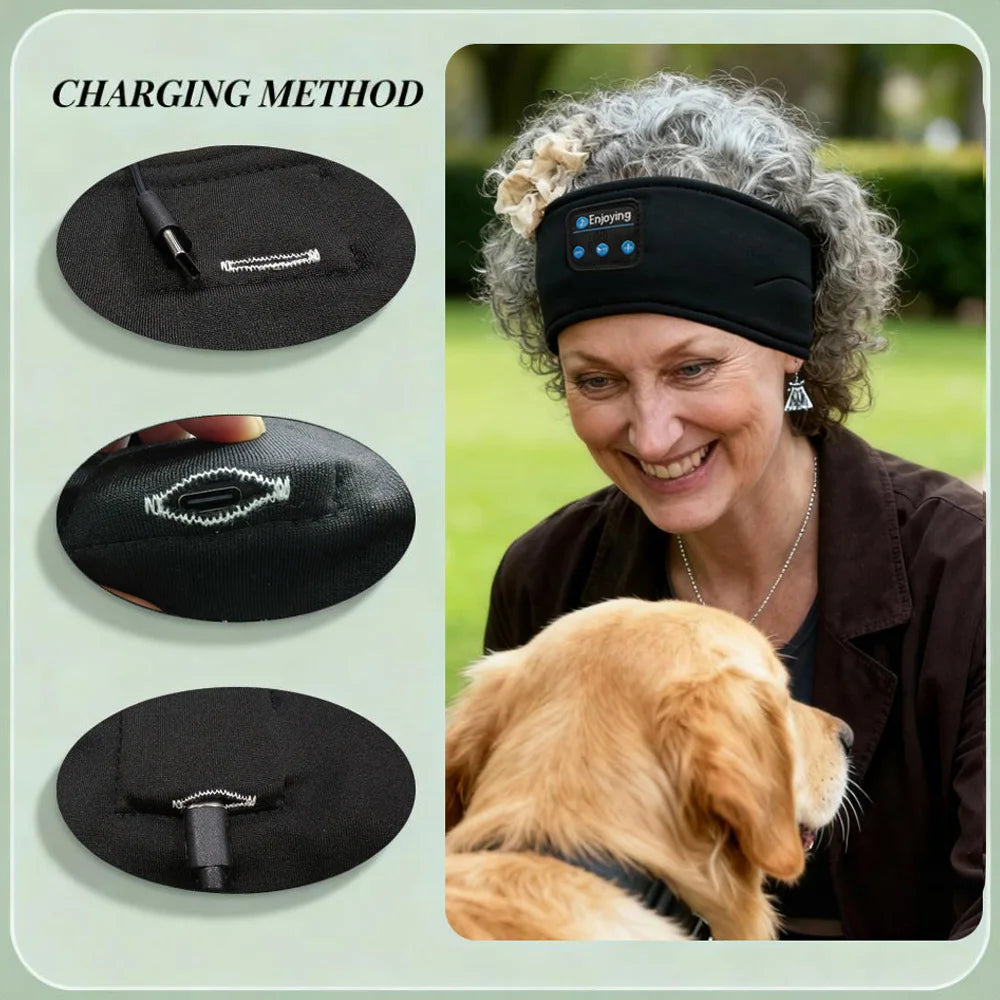 XMSJ Wireless Sleep Headphones – Active Noise Cancellation For Sleep And Music