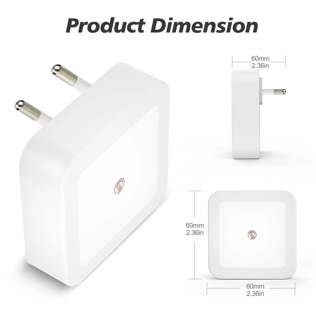 LED Atmosphere Lamp - Auto Dusk-To-Dawn Night Light