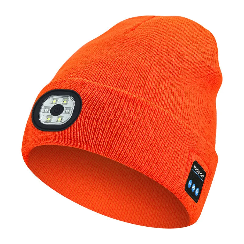 3-in-1 Bluetooth Beanie – Wireless Headphones With Integrated LED Illumination