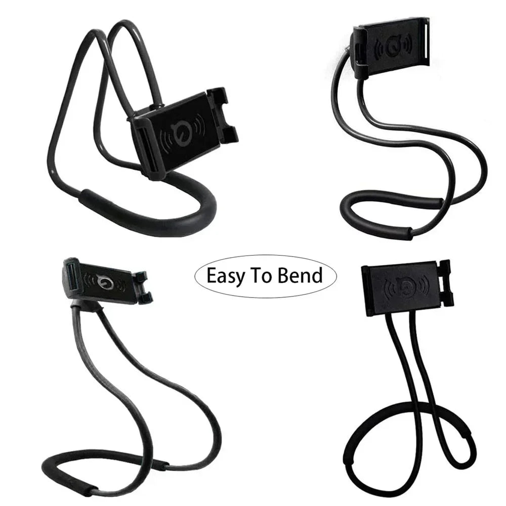 Lazy Neck Phone Holder - Flexible Adjustable Stand For Phones And Tablets