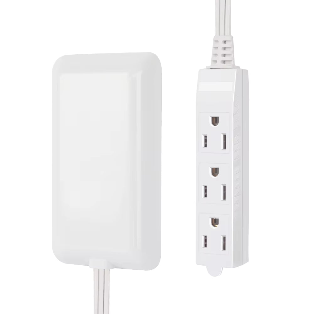 Sleek Socket: Ultra-Thin Flat Plug Outlet Extender