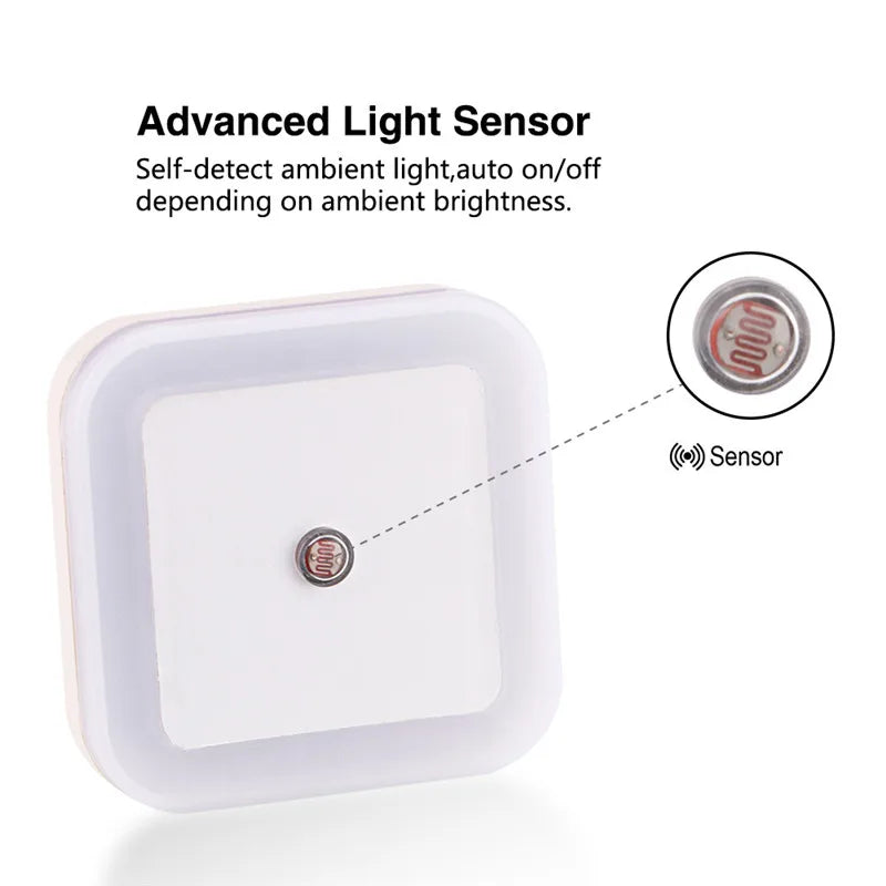 Alzaire Wireless Night Light - Energy-Efficient Auto Sensor Night Glow For Hallways